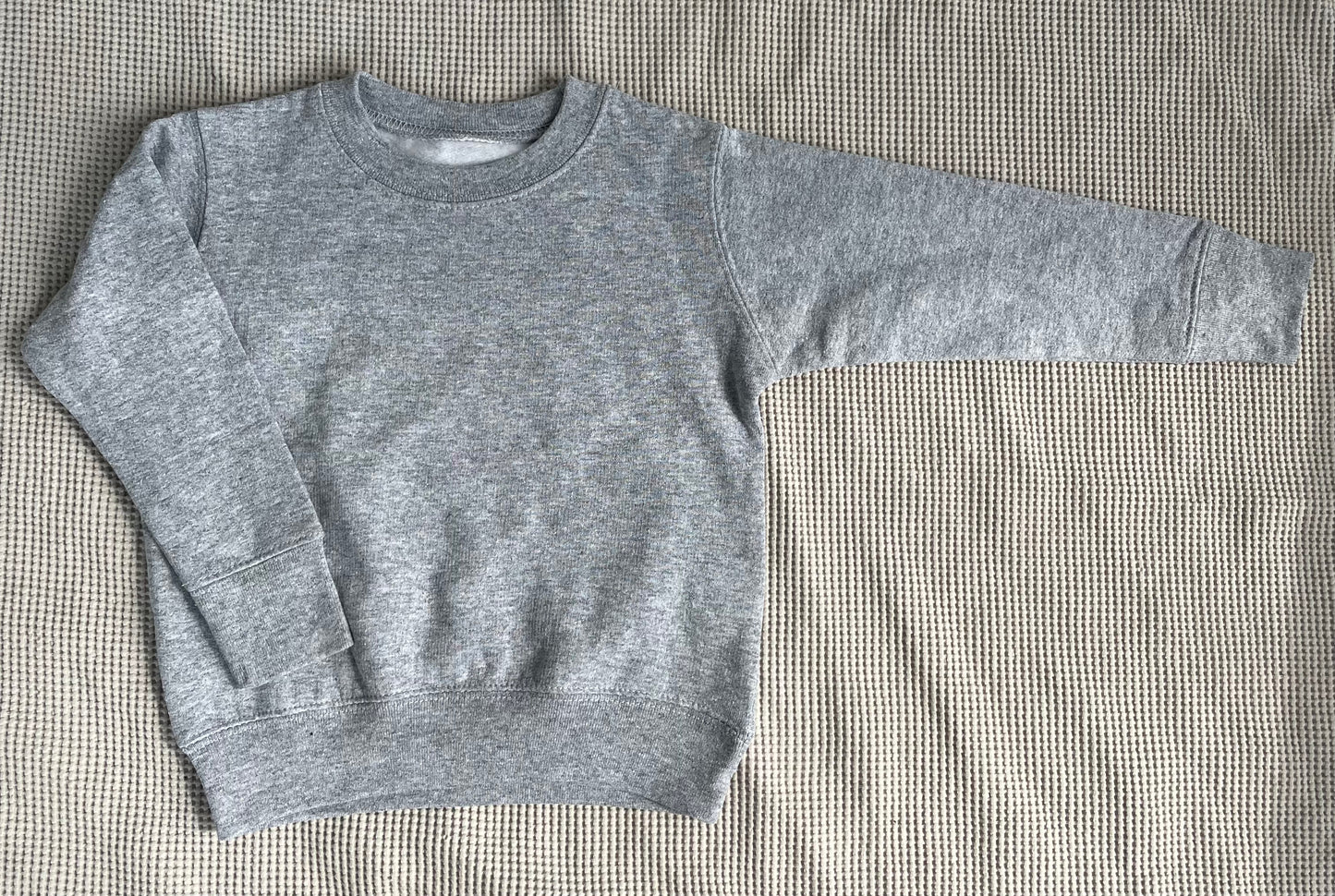 Custom Toddler Crew - 2T/Heather Grey