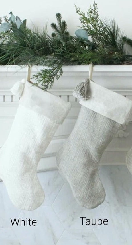 Custom Linen Stockings w/ Tassel