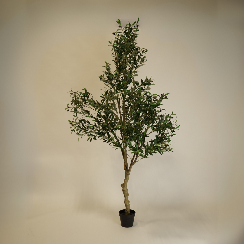 7' Faux Olive Tree