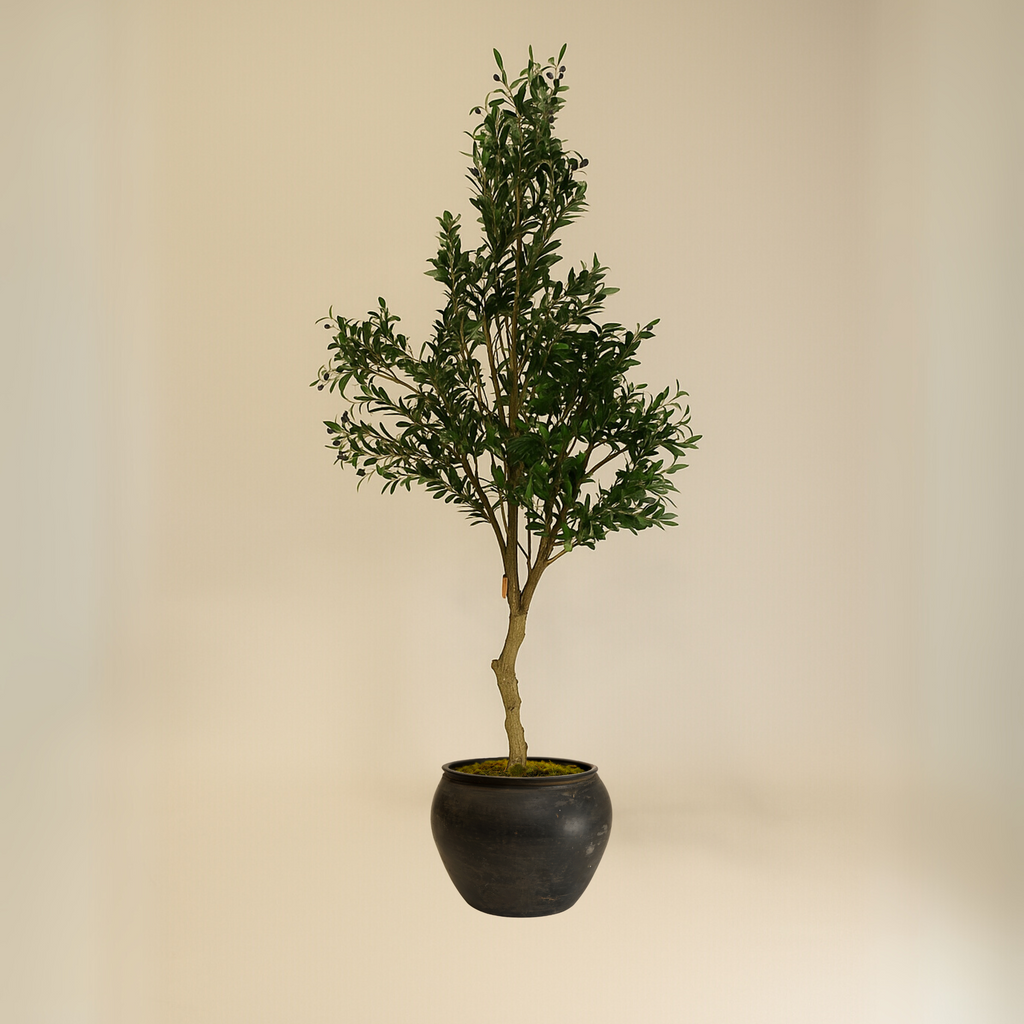 7' Faux Olive Tree