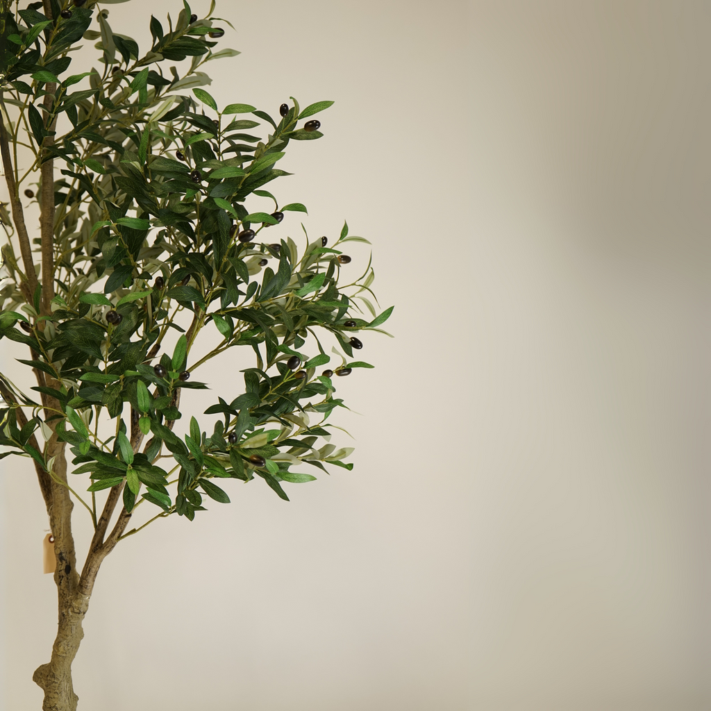 7' Faux Olive Tree