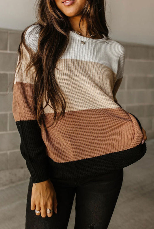 Women’s Colourblock Knit Sweater