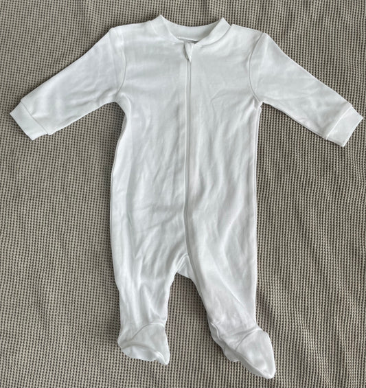 Custom Infant Sleeper - 0-3 months/White