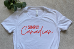 Load image into Gallery viewer, Adult Simply Canadian Tee
