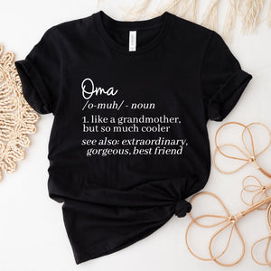 Customizable Grandmother Noun Shirt