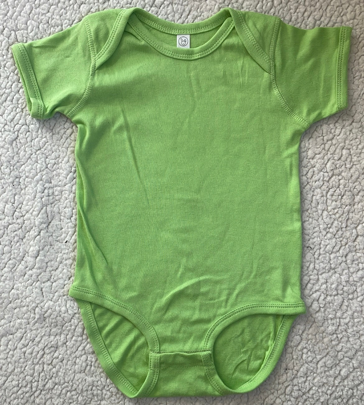 Custom Lime Green Onesie - 24 months