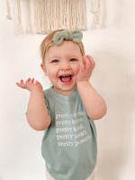 Load image into Gallery viewer, Pretty Strong, Brave, Kind, Smart, Powerful Onesie/Tee
