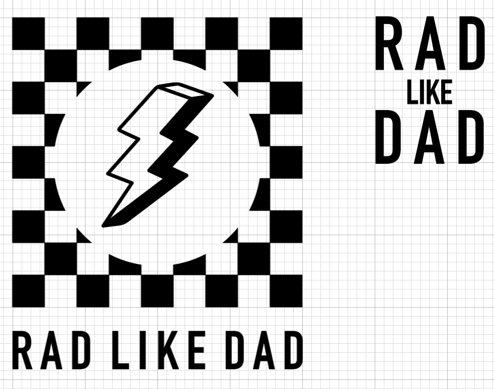 Rad like Dad Onesie/Tee