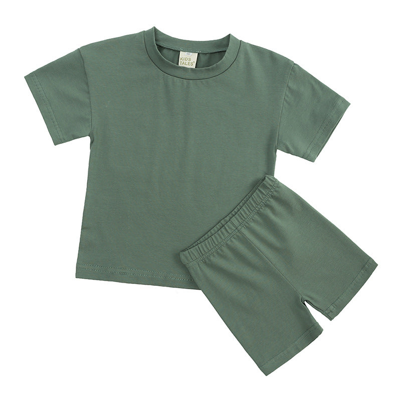 PRE-ORDER Toddler Biker Short + Shirt Set