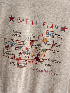 Adult Home Alone Battle Plan Tee