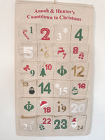 Load image into Gallery viewer, Custom Christmas Countdown Calendar

